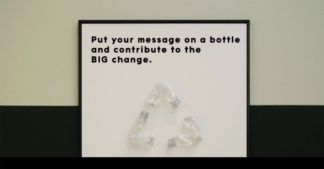 Your message on a bottle?